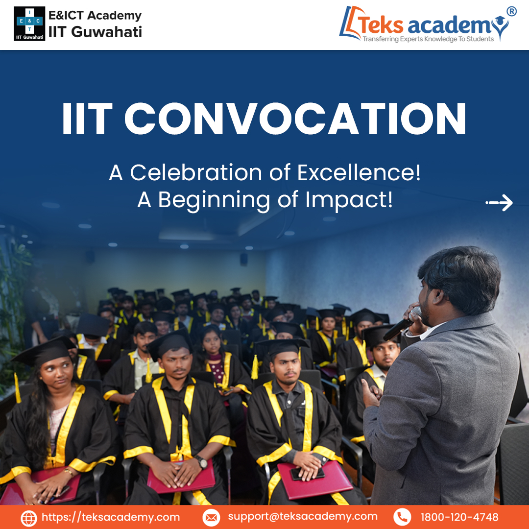 Teks Academy students at the Technology Innovation Hub IIT convocation ceremony
